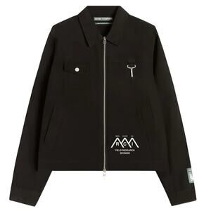 Reese Cooper Crop Short Jacket Black Sz Small Made in USA